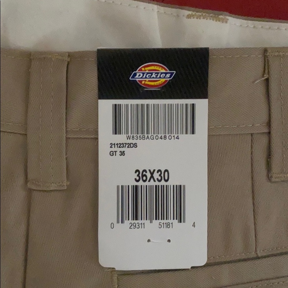 Dickies brand khaki pants